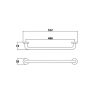 Thanh Vịn Phòng Tắm BASIC BP-70321 - ảnh 2