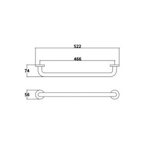 Ảnh công trình thực tế Thanh Vịn Phòng Tắm BASIC BP-70321