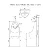 Tiểu Nam Treo Tường Ecod ETC070 - ảnh 2