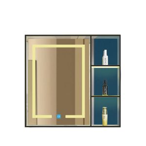 Tủ Gương Phòng Tắm BASIC BT001A Đen