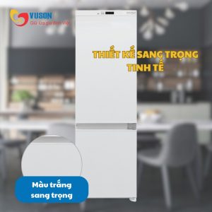 Ảnh công trình thực tế Tủ Lạnh Âm Toàn Phần Kaff KF-BI233WL Luxury