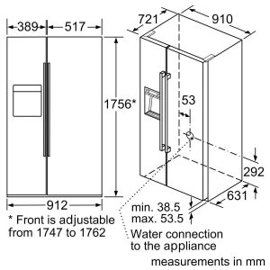 Ảnh công trình thực tế Tủ Lạnh Bosch HMH.KAD92HI31