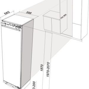 Ảnh công trình thực tế Tủ Lạnh Brandt BIU1223NI