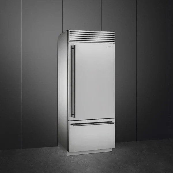 Tủ Lạnh Hafele Smeg RF396LSIX Ngăn Đông Dưới Độc Lập Cửa Mở Trái 535.14.394