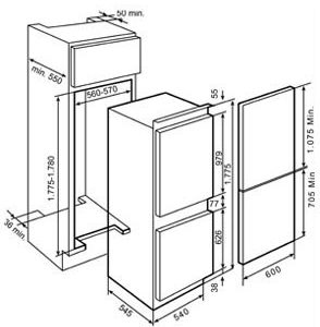Ảnh công trình thực tế Tủ Lạnh Teka CI 350 NF
