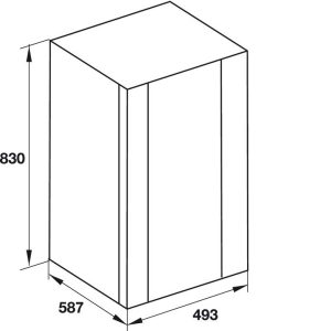 Ảnh công trình thực tế Tủ Rượu Hafele HW-G32A 534.16.960