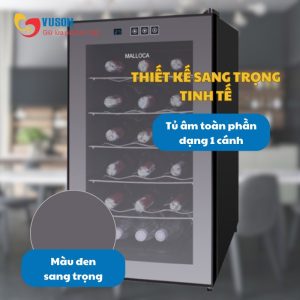 Ảnh công trình thực tế Tủ Rượu Malloca MWC-48B