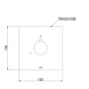Van chuyển hướng 2 đường nước TOTO TBV02103B - ảnh 3