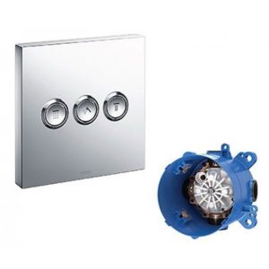 Ảnh công trình thực tế Van chuyển hướng 3 đường nước TOTO TBV02105B loại nút nhấn