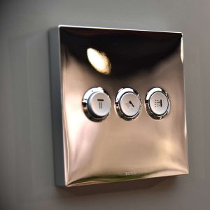 Ảnh công trình thực tế Van chuyển hướng 3 đường nước TOTO TBV02105B loại nút nhấn
