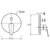 Van Điều Chỉnh American Standard WF-0321 Âm Tường Cygnet - ảnh 2