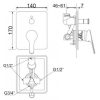 Van Điều Chỉnh American Standard WF-1420 Âm Tường Concept - ảnh 2