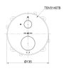 Van điều chỉnh nhiệt độ TOTO TBV01407B kèm van dừng - ảnh 3