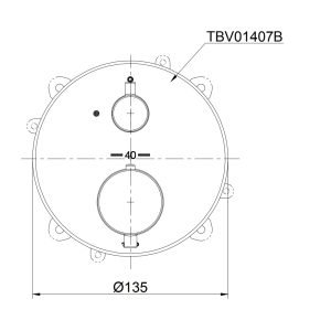 Ảnh công trình thực tế Van điều chỉnh nhiệt độ TOTO TBV01407B kèm van dừng