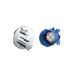 Ảnh công trình thực tế Van điều chỉnh nhiệt độ TOTO TBV01408B kèm nút chuyển hướng