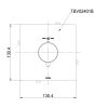 Van điều chỉnh nhiệt độ TOTO TBV02401B cho sen tắm âm tường - ảnh 3