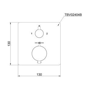 Ảnh công trình thực tế Van điều chỉnh nhiệt độ TOTO TBV02404B kèm van chuyển hướng 2 đường nước