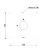 Van dừng TOTO TBV02101B âm tường - ảnh 2