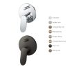 Van gật gù TOTO TBG01304BA điều chỉnh nóng lạnh kèm nút chuyển hướng