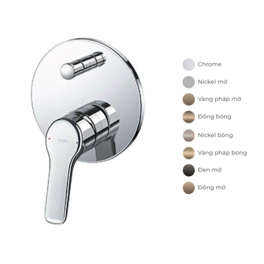 Van gật gù TOTO TBG03304BA điều chỉnh nóng lạnh kèm nút chuyển hướng