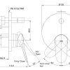 Van gật gù TOTO TBS04304B điều chỉnh nóng lạnh LF kèm nút chuyển hướng - ảnh 2