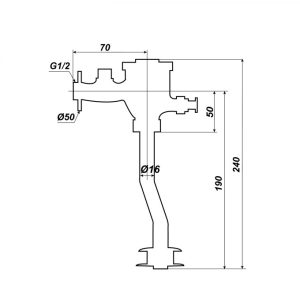Ảnh công trình thực tế Van Nhấn Xả Tiểu BASIC BP-012