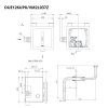 Van xả tiểu cảm ứng TOTO DUE126UPKA/VM2L037Z dùng pin kèm ống nối - ảnh 2