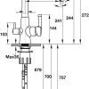 Vòi Bếp Hafele HT19-CH2F244 570.51.070 - ảnh 2
