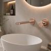 Vòi Lavabo Âm Tường Nóng Lạnh BASIC BW-1031.28 Rose Gold - ảnh 2