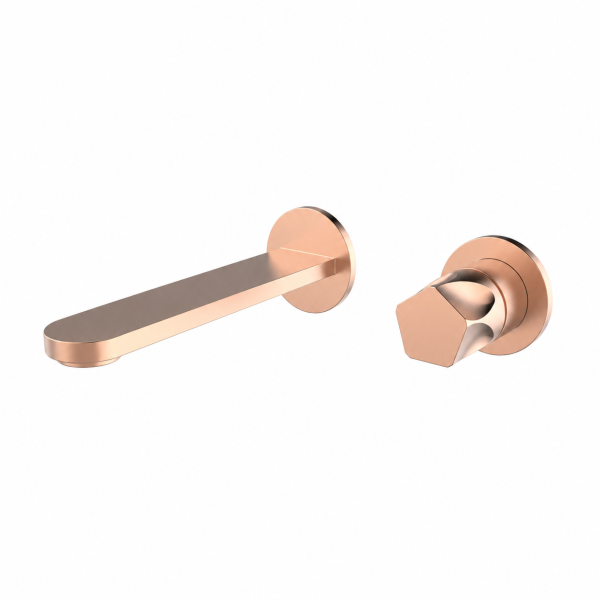 Vòi Lavabo Âm Tường Nóng Lạnh BASIC BW-1031.28 Rose Gold