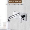 Vòi Lavabo Âm Tường Nóng Lạnh BASIC BW-46016 - ảnh 3