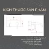 Vòi Lavabo Âm Tường Nóng Lạnh BASIC BW-46016
