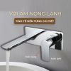 Vòi Lavabo Âm Tường Nóng Lạnh BASIC BW-46017 - ảnh 2