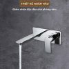 Vòi Lavabo Âm Tường Nóng Lạnh BASIC BW-46017 - ảnh 3
