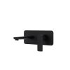 Vòi Lavabo Âm Tường Nóng Lạnh BASIC BW-46017B Màu Đen