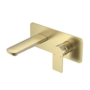 Vòi Lavabo Âm Tường Nóng Lạnh BASIC BW-46017G Màu Gold