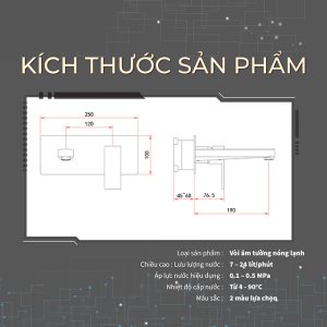 Ảnh công trình thực tế Vòi Lavabo Âm Tường Nóng Lạnh BASIC BW-46018 Màu Đen