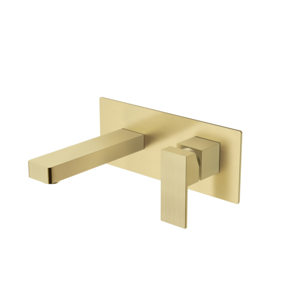 Vòi Lavabo Âm Tường Nóng Lạnh BASIC BW-46018 Màu Gold
