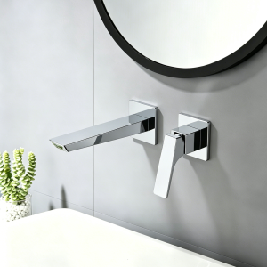 Ảnh công trình thực tế Vòi Lavabo Âm Tường Nóng Lạnh BASIC BW-48206
