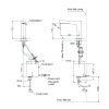 Vòi lavabo cảm ứng tự động TOTO TLE25001V đặt trên chậu - ảnh 3