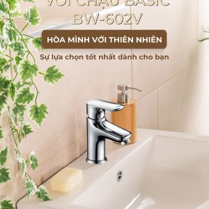 Ảnh công trình thực tế Vòi Lavabo Nóng Lạnh BASIC BW-602V
