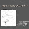 Vòi Lavabo Nóng Lạnh BASIC BW-602V - ảnh 4