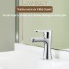 Vòi Lavabo Nóng Lạnh BASIC BW-605V - ảnh 2