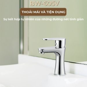 Ảnh công trình thực tế Vòi Lavabo Nóng Lạnh BASIC BW-605V