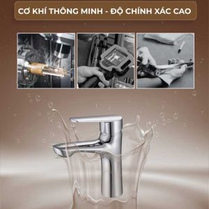 Ảnh công trình thực tế Vòi Lavabo Nóng Lạnh BASIC BW-607V