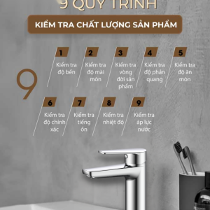 Ảnh công trình thực tế Vòi Lavabo Nóng Lạnh BASIC BW-608V