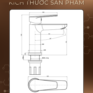 Ảnh công trình thực tế Vòi Lavabo Nóng Lạnh BASIC BW-608V
