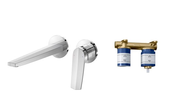 Vòi Lavabo Nóng Lạnh Gắn Tường TOTO TLG163H0A GN Series