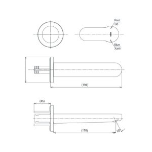 Ảnh công trình thực tế Vòi lavabo nóng lạnh gắn tường TOTO TLS06307A dòng LH