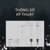 Vòi Lavabo Nóng Lạnh Thân Cao BASIC BW-46025 - ảnh 5
